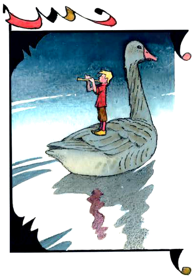 Чудесное путешествие Нильса с дикими гусями. Рисунки Бориса Диодорова
